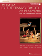 cover for 15 Easy Christmas Carol Arrangements - Low Voice