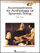 cover for Anthology of Spanish Song Accompaniment CDs