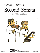 cover for Second Sonata for Violin and Piano