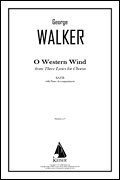 cover for O Western Wind (from Three Lyrics for Chorus)