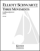 cover for 3 Movements for Brass Quintet