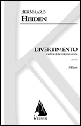 cover for Divertimento for Tuba and Eight Instruments