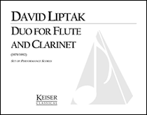 cover for Duo for Flute and Clarinet