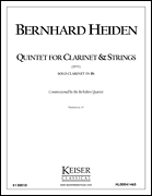 cover for Clarinet Quintet