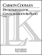 cover for Divertimento for Contrabassoon and Piano