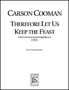 cover for Therefore Let Us Keep the Feast