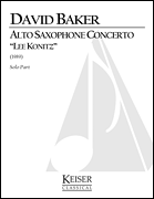 cover for Alto Saxophone Concerto