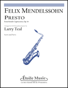 cover for Presto from Rondo Capriccioso, Op. 14