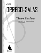 cover for 3 Fanfares, Op. 107