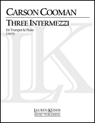cover for Three Intermezzi for Trumpet and Piano