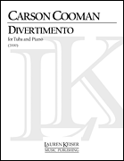 cover for Divertimento for Tuba and Piano