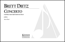 cover for Concerto for Percussion and Symphonic Band