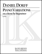 cover for Piano Variations on a Theme by Siegmeister