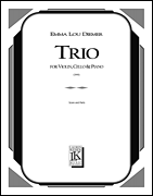 cover for Trio for Piano, Violin, and Cello