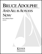 cover for And All is Always Now