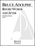cover for Before Words and After