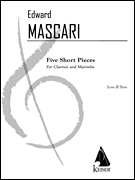 cover for 5 Short Pieces for Clarinet and Marimba