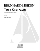 cover for Trio-Serenade for Clarinet, Violin and Piano