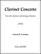 cover for Clarinet Concerto