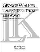 cover for Take, O Take Those Lips Away