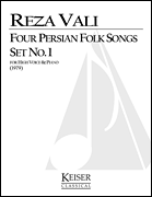 cover for Four Persian Folk Songs: Set No. 1