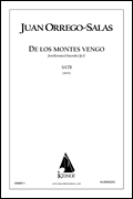 cover for De Los Montes Vengo (from Romances Pastorales, Op. 10)