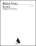 cover for Kord for Solo Guitar: Calligraphy No. 9