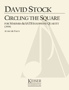 cover for Circling the Square for Marimba and Saxophone Quartet