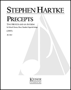 cover for Precepts: Two Motets and an Anthem