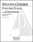 cover for Fantasy, Fuge, and Chaconne for Viola and Cello