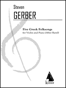 cover for 5 Greek Folksongs (After Ravel)