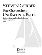 cover for Four Choruses from Une Saison En Enfer (Rimbaud)