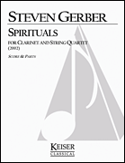 cover for Spirituals for Clarinet and String Quartet