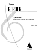 cover for Spirituals for Clarinet and String Quartet