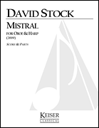 cover for Mistral for Oboe and Harp
