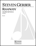 cover for Rhapsody for Oboe and Strings