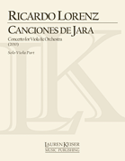 cover for Canciones de Jara: Concerto for Viola and Orchestra