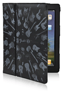 cover for Fender iPad Protective Black Guitar Army Folio