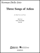cover for Norman Dello Joio - Three Songs of Adieu