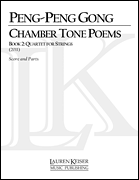 cover for Chamber Tone Poems, Book 2: Quartet for Strings