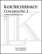 cover for Concerto No. 2 for Piano and Orchestra, Full Score
