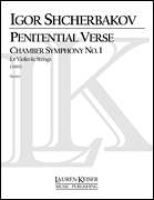 cover for Penitential Verse: Chamber Symphony No. 1 for Violin and Strings