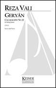 cover for Geryan: Calligraphy No. 12 for String Quartet