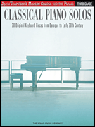 cover for Classical Piano Solos - Third Grade