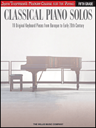 cover for Classical Piano Solos - Fifth Grade