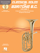 cover for Classical Solos for Baritone B.C., Vol. 2