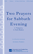 cover for Two Prayers for Sabbath Evening