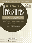 cover for Rubank Treasures for Alto Saxophone