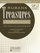 cover for Rubank Treasures for Trombone (Baritone B.C.)
