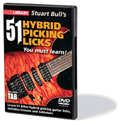cover for 51 Hybrid Picking Licks You Must Learn